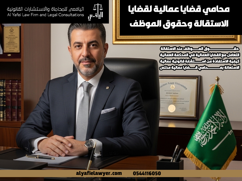 محامي قضايا عمالية لقضايا الاستقالة وحقوق الموظف