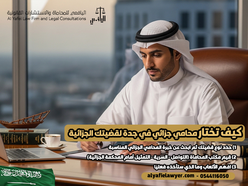 كيف تختار محامي جزائي في جدة لقضيتك الجزائية