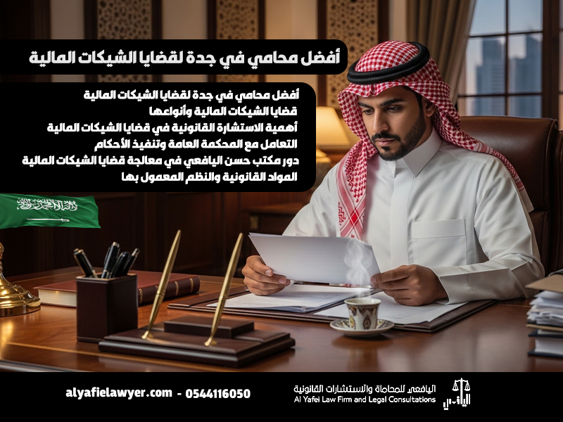 أفضل محامي في جدة لقضايا الشيكات المالية