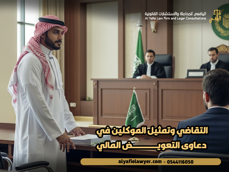 التقاضي وتمثيل الموكلين في دعاوى التعويض المالي